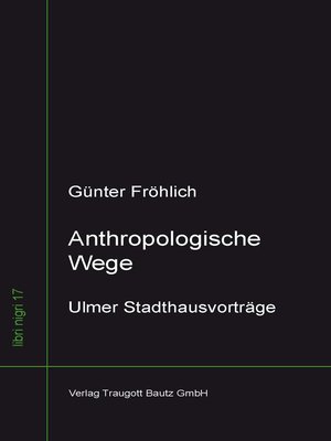 cover image of Anthropologische Wege